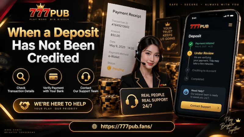 When a Deposit Has Not Been Credited