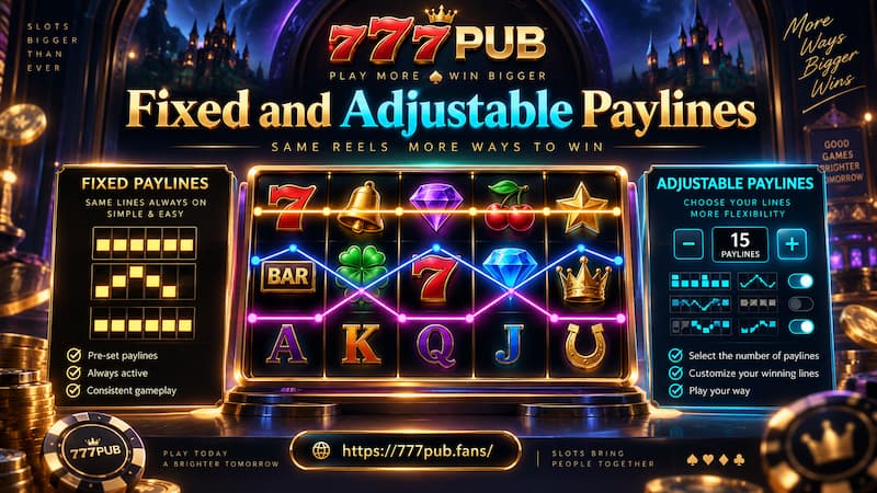 Fixed and Adjustable Paylines