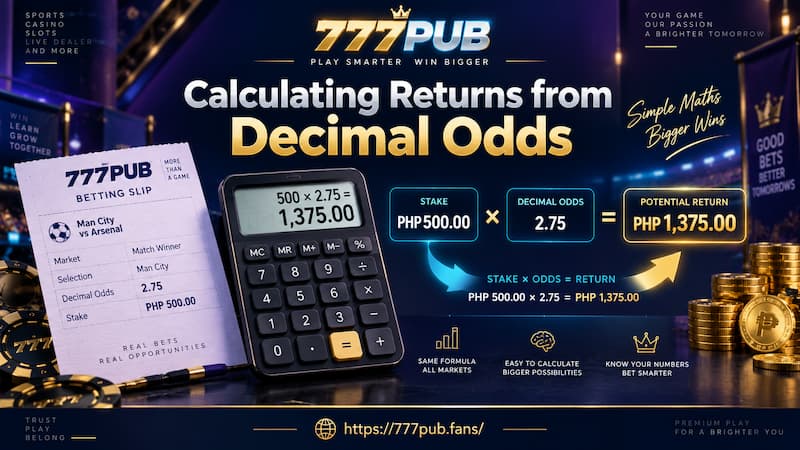 Calculating Returns from Decimal Odds