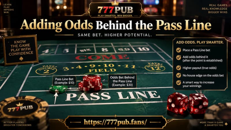Adding Odds Behind the Pass Line