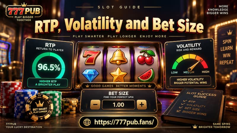 RTP, Volatility and Bet Size